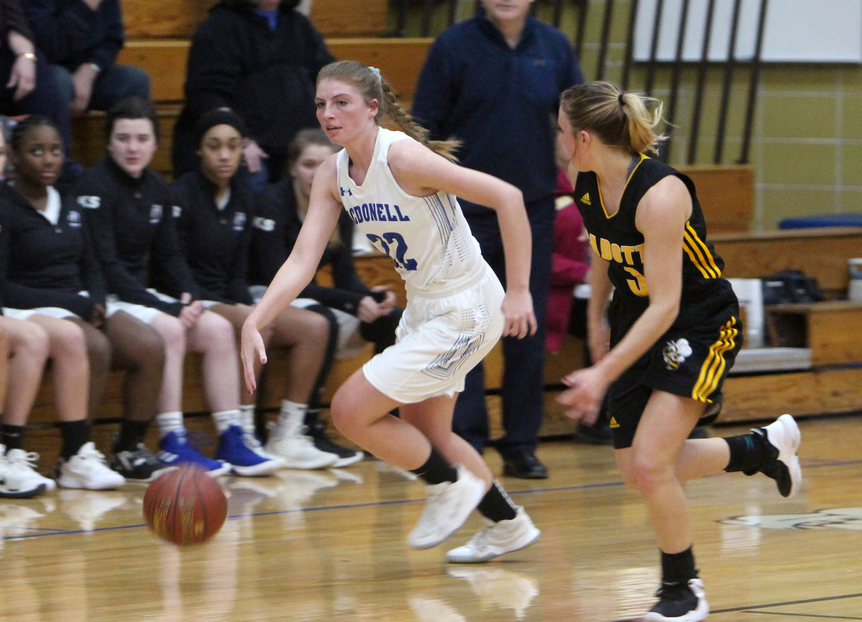 Cadott at McDonell girls basketball 1-3-19